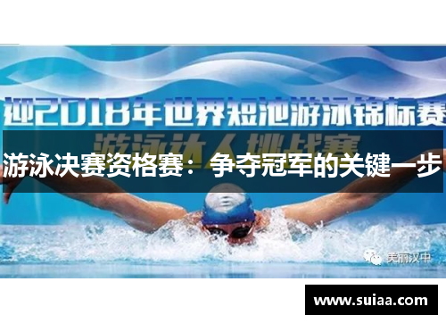 游泳决赛资格赛：争夺冠军的关键一步